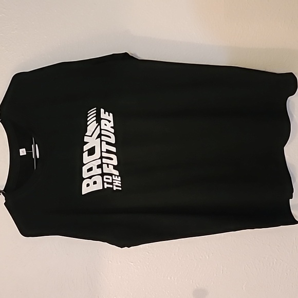 Back To The Future Graphic T Shirt Glow in the Dark Black Unisex Size 2XL - Picture 9 of 13